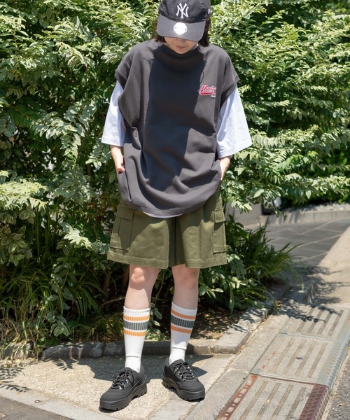 WEGO(ウィゴー)の「WEGO/トレッキングスニーカー(スニーカー・レディース・ブラック/オフホワイト・MEDIUM/LARGE)」の3枚目の写真