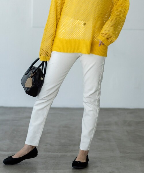 THE SHOP TK （ザ ショップ ティーケー ）の「◆デニムスキニーパンツ（その他パンツ・レディース・ブラック/ネイビー/ブルー/ホワイト系・11/10/12/13）」の2枚目の写真