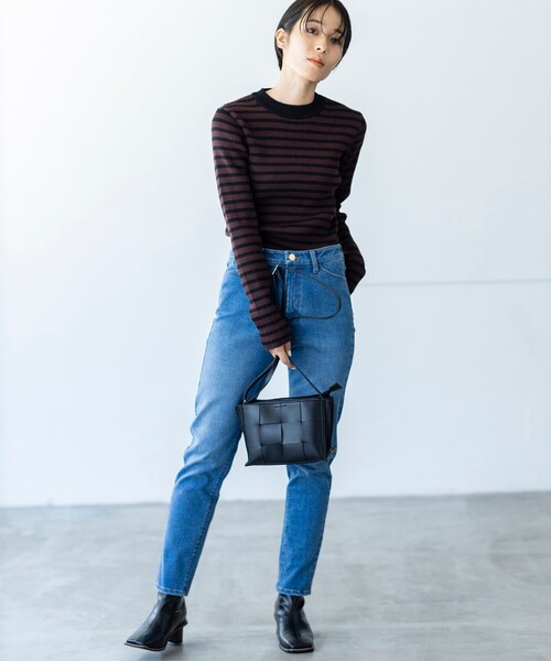 THE SHOP TK （ザ ショップ ティーケー ）の「◆デニムスキニーパンツ（その他パンツ・レディース・ブラック/ネイビー/ブルー/ホワイト系・11/10/12/13）」の20枚目の写真