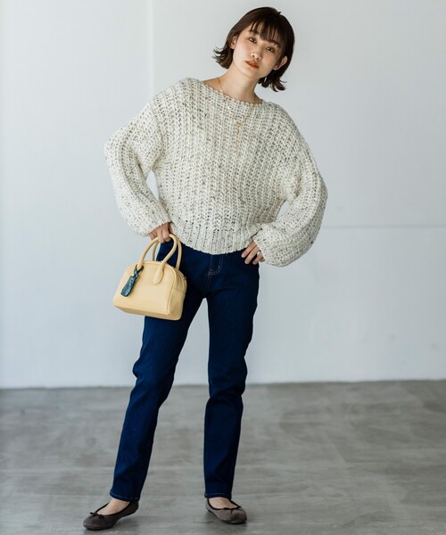 THE SHOP TK （ザ ショップ ティーケー ）の「◆デニムスキニーパンツ（その他パンツ・レディース・ブラック/ネイビー/ブルー/ホワイト系・11/10/12/13）」の7枚目の写真