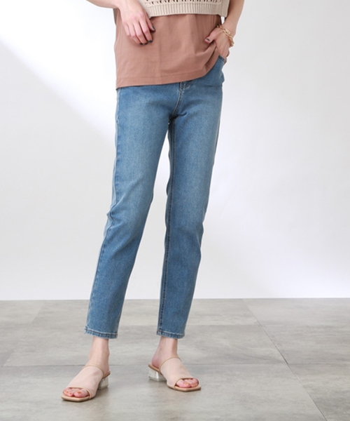 THE SHOP TK （ザ ショップ ティーケー ）の「◆デニムスキニーパンツ（その他パンツ・レディース・ブラック/ネイビー/ブルー/ホワイト系・11/10/12/13）」の18枚目の写真