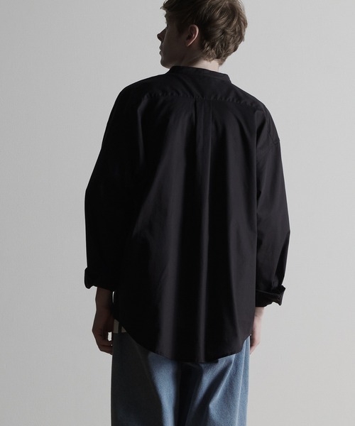 ESPONT（エスポント）の「【ESPONT】organic cotton long sleeve shirt（シャツ/ブラウス・メンズ・ブラック/アイボリー/ブラウン・S/M/L）」の4枚目の写真