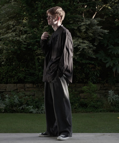 ESPONT（エスポント）の「【ESPONT】organic cotton long sleeve shirt（シャツ/ブラウス・メンズ・ブラック/アイボリー/ブラウン・S/M/L）」の8枚目の写真