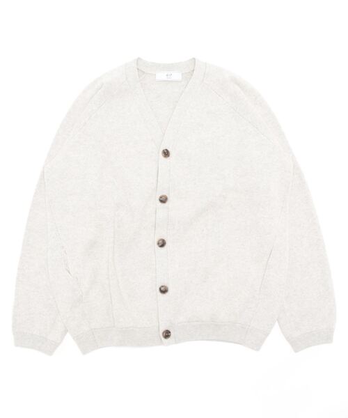 417 EDIFICE(フォーワンセブンエディフィス)の「コットンカシミヤスムース カーディガン(カーディガン/ボレロ・メンズ・ブラック/ブラウン/ネイビー/ライトグレー・SMALL/MEDIUM/LARGE)」の1枚目の写真
