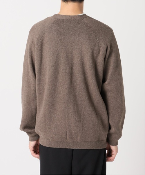 417 EDIFICE(フォーワンセブンエディフィス)の「コットンカシミヤスムース カーディガン(カーディガン/ボレロ・メンズ・ブラック/ブラウン/ネイビー/ライトグレー・SMALL/MEDIUM/LARGE)」の19枚目の写真