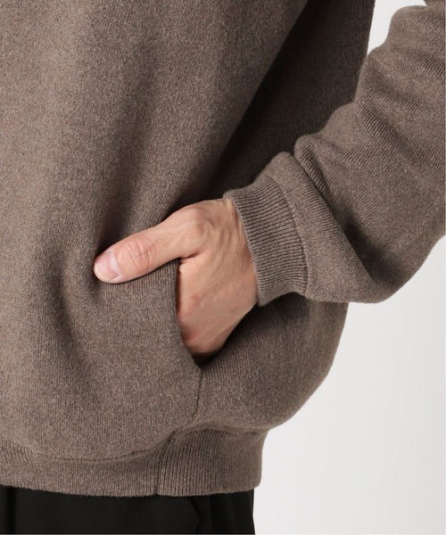 417 EDIFICE(フォーワンセブンエディフィス)の「コットンカシミヤスムース カーディガン(カーディガン/ボレロ・メンズ・ブラック/ブラウン/ネイビー/ライトグレー・SMALL/MEDIUM/LARGE)」の8枚目の写真