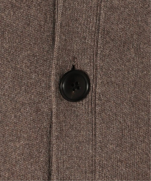 417 EDIFICE(フォーワンセブンエディフィス)の「コットンカシミヤスムース カーディガン(カーディガン/ボレロ・メンズ・ブラック/ブラウン/ネイビー/ライトグレー・SMALL/MEDIUM/LARGE)」の12枚目の写真