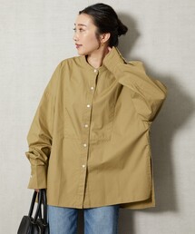 FREAK'S STORE | 【WEB限定】スタンドカラーフロントデザインシャツ(シャツ/ブラウス)