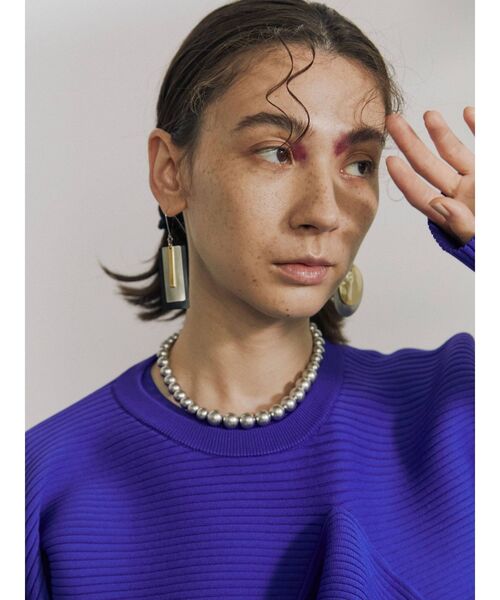 UN3D.（アンスリード）の「マルチカラープレートピアス（ピアス（両耳用）・レディース・グリーン/パープル/シルバー・FREE）」の17枚目の写真