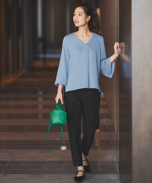 OPAQUE.CLIP（オペークドットクリップ）の「◆ボックスワンハンドルミニショルダーバッグ（ショルダーバッグ・レディース・ブラック/オフホワイト/オレンジ/ダークグリーン・00）」の5枚目の写真