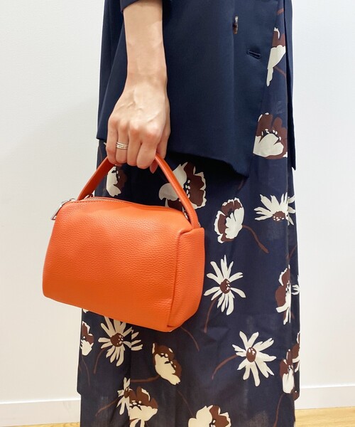 OPAQUE.CLIP（オペークドットクリップ）の「◆ボックスワンハンドルミニショルダーバッグ（ショルダーバッグ・レディース・ブラック/オフホワイト/オレンジ/ダークグリーン・00）」の11枚目の写真