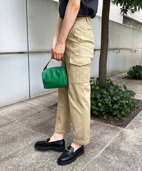 OPAQUE.CLIP（オペークドットクリップ）の「◆ボックスワンハンドルミニショルダーバッグ（ショルダーバッグ・レディース・ブラック/オフホワイト/オレンジ/ダークグリーン・00）」の13枚目の写真