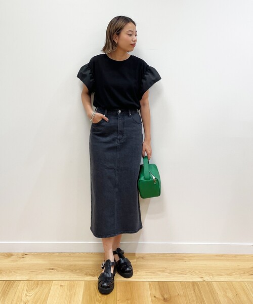 OPAQUE.CLIP（オペークドットクリップ）の「◆ボックスワンハンドルミニショルダーバッグ（ショルダーバッグ・レディース・ブラック/オフホワイト/オレンジ/ダークグリーン・00）」の14枚目の写真