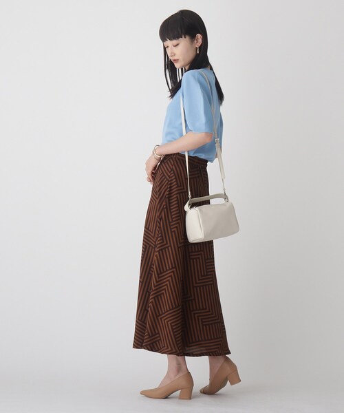 OPAQUE.CLIP（オペークドットクリップ）の「◆ボックスワンハンドルミニショルダーバッグ（ショルダーバッグ・レディース・ブラック/オフホワイト/オレンジ/ダークグリーン・00）」の16枚目の写真