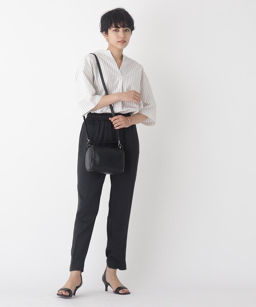 OPAQUE.CLIP（オペークドットクリップ）の「◆ボックスワンハンドルミニショルダーバッグ（ショルダーバッグ・レディース・ブラック/オフホワイト/オレンジ/ダークグリーン・00）」の20枚目の写真