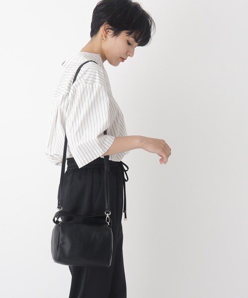 OPAQUE.CLIP（オペークドットクリップ）の「◆ボックスワンハンドルミニショルダーバッグ（ショルダーバッグ・レディース・ブラック/オフホワイト/オレンジ/ダークグリーン・00）」の22枚目の写真