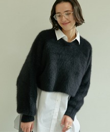 GALLARDAGALANTE | クロップドフラッフィーニット(ニット/セーター)