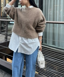 GALLARDAGALANTE | クロップドフラッフィーニット(ニット/セーター)