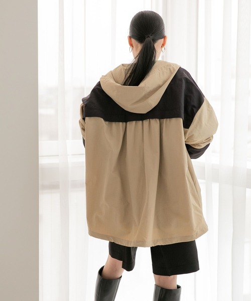 LOWRYS FARM（ローリーズファーム）の「マウンテンパーカー　350738（マウンテンパーカー・レディース・ベージュ/ブラック・FREE）」の7枚目の写真