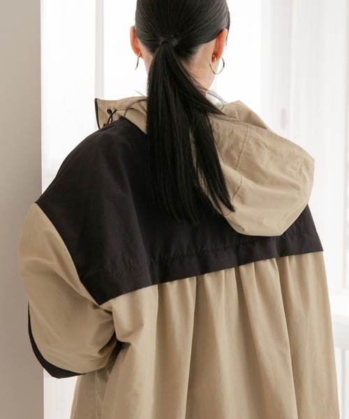 LOWRYS FARM（ローリーズファーム）の「マウンテンパーカー　350738（マウンテンパーカー・レディース・ベージュ/ブラック・FREE）」の11枚目の写真