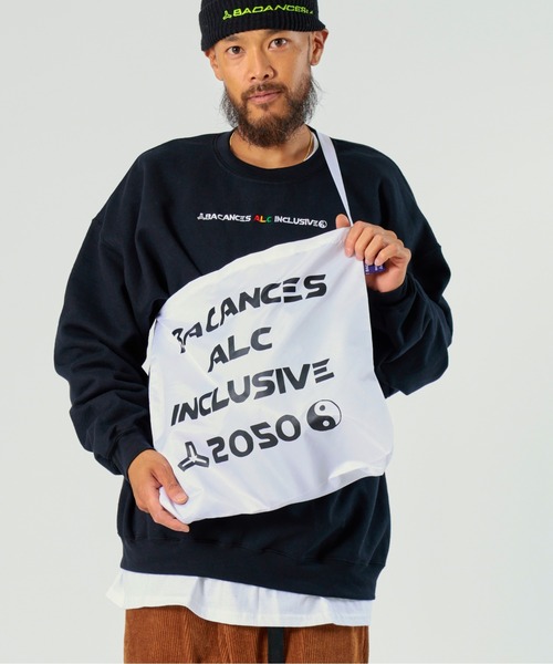 And A（アンドエー）の「AlexanderLeeChang アレキサンダーリーチャン / BLC SACOCHE ロゴプリント サコッシュ / BC052204（ショルダーバッグ・メンズ・ホワイト・ONE SIZE）」の6枚目の写真