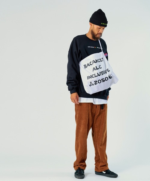 And A（アンドエー）の「AlexanderLeeChang アレキサンダーリーチャン / BLC SACOCHE ロゴプリント サコッシュ / BC052204（ショルダーバッグ・メンズ・ホワイト・ONE SIZE）」の9枚目の写真