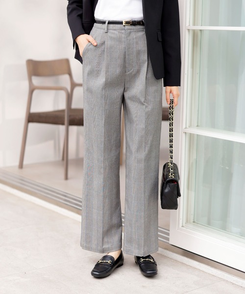 GeeRA（ジーラ）の「【セットアップ対応】ワイドパンツ（スーツパンツ