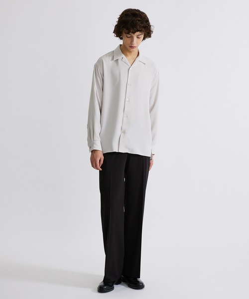 UNITED TOKYO（ユナイテッドトウキョウ）の「【EC限定商品】サイドゴムセミフレアイージースラックス（スラックス・メンズ・ブラック/グレイッシュベージュ/チャコールグレー/ダークブラウン/ライトグレー/ブラック系その他2/ライトベージュ/グレー系その他2・3/2/1）」の9枚目の写真