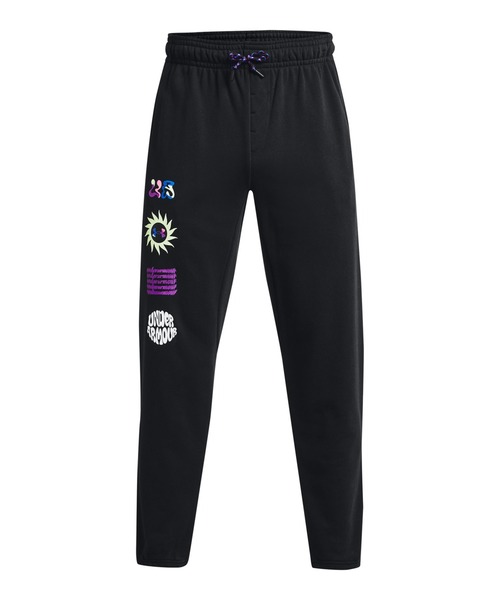 UNDER ARMOUR(アンダーアーマー)の「UAエレベーティッド テリー ジョガーパンツ(トレーニング/メンズ)(その他パンツ・メンズ・グレー/ブラック・S/L/3XL/XXL/M/XL)」の2枚目の写真