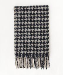 THOM BROWNE.　トムブラウン　ハウンドトゥース　千鳥格子　マフラー ストール ウール 100％ 千鳥格子 大判 春 春夏 秋冬 大判