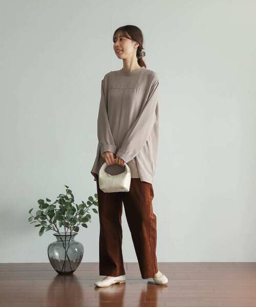 URBAN RESEARCH DOORS(アーバンリサーチドアーズ)の「テントラインフレアブラウス(シャツ/ブラウス・レディース・グリーン/グレー系その他/ネイビー・MEDIUM)」の13枚目の写真
