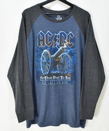 LIQUID BLUE（リキッドブルー）の「【ヴィンテージ古着】LIQUID BLUE / リキッドブルー AC/DC エーシーディーシー ラグラン ロングスリーブTシャツ（Tシャツ/カットソー・メンズ）」