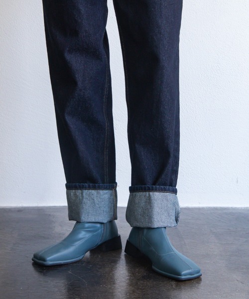 VACANCY（ヴァカンシー）の「ストレッチスクエアカラーブーツ（ブーツ・レディース・ベージュ/ブルー・MEDIUM/LARGE/X-LARGE）」の15枚目の写真