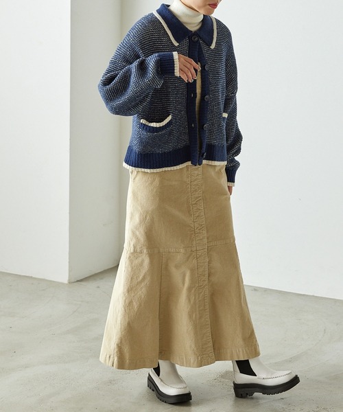 forksy.（フォルクシー）の「【forksy.】トラックソールサイドゴアモカブーツ（ブーツ・レディース・ブラック/オフホワイト/アッシュブラウン・S/M/L/LL）」の12枚目の写真