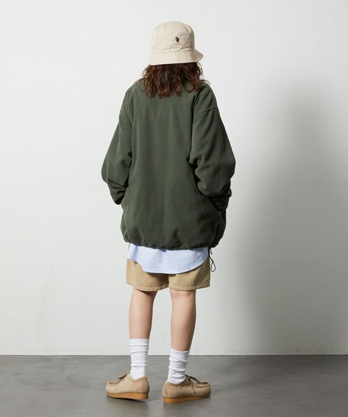 FREAK'S STORE（フリークスストア）の「【WEB限定】FREAK'S OUTDOORS フリーススナッププルオーバー（その他アウター・レディース・パープル/オリーブ/ネイビー/ベージュ/ブラック・ﾌﾘ-）」の13枚目の写真