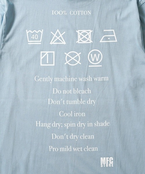 MFC STORE（エムエフシーストア）の「MFC STORE WASHING INDICATION L/S TEE（Tシャツ/カットソー・メンズ・ブルー系/ホワイト/ブラック・S/M/L/XL）」の7枚目の写真