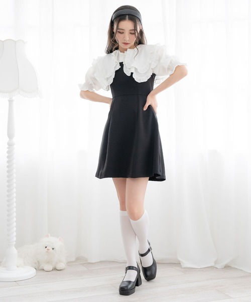 DearMyLoveRose（ディアマイラブローズ）の「スクエアストラップパンプス（パンプス・レディース・ブラック/レッド/ベージュ/ブラウン/ホワイト/クリアブラック/ピンク・23cm/23.5cm/24.5cm/22.5cm/24cm/25cm/25.5cm）」の17枚目の写真