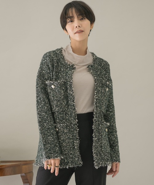 KATHARINE ROSS - 【送料込み･追跡あり･即日発送】透け感が涼し気！キャサリンロス 薄手カーディガン KATHARINE ROSS】エッチングプリントスカート（スカート