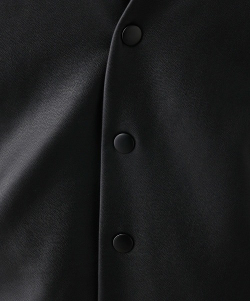 LOWRYS FARM（ローリーズファーム）の「エコレザージャンパースカート　165024（ワンピース・レディース・ブラック/アイボリー・FREE）」の19枚目の写真