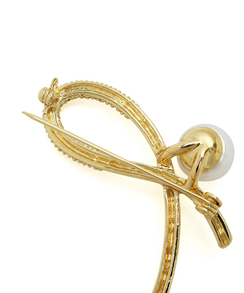 ROPE' PICNIC（ロペピクニック）の「デザインパール×メタルブローチ（ブローチ/コサージュ・レディース・ゴールド/ゴールド系その他/ゴールド系その他2・FREE）」の18枚目の写真