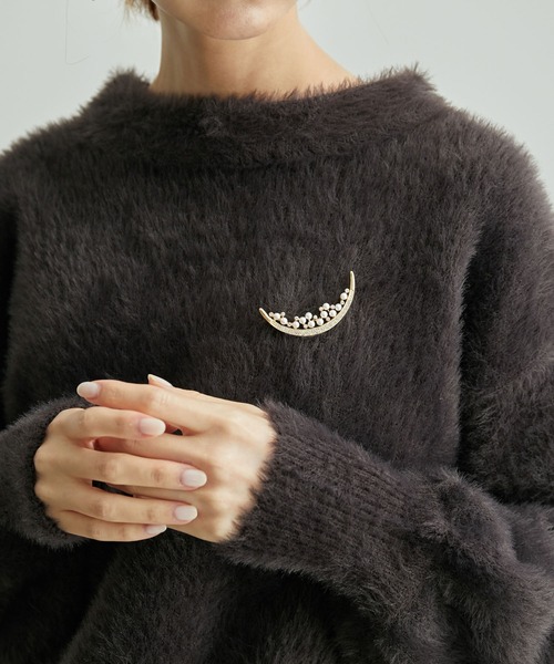 ROPE' PICNIC（ロペピクニック）の「デザインパール×メタルブローチ（ブローチ/コサージュ・レディース・ゴールド/ゴールド系その他/ゴールド系その他2・FREE）」の9枚目の写真