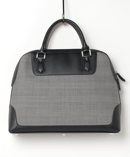 Perfect Suit FActory（パーフェクトスーツファクトリー）の「インポート【REDA】ブリーフバッグ　グレー/ネイビー（ビジネスバッグ・メンズ・ネイビー/ライトグレー・FREE）」の4枚目の写真