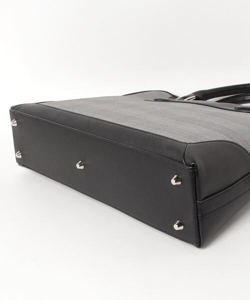 Perfect Suit FActory（パーフェクトスーツファクトリー）の「インポート【REDA】ブリーフバッグ　グレー/ネイビー（ビジネスバッグ・メンズ・ネイビー/ライトグレー・FREE）」の9枚目の写真