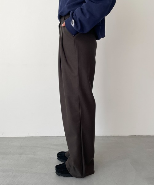 CANAL JEAN（キャナルジーン）の「smileyranna ウォームダブルタックパンツ（その他パンツ・レディース・ダークブラウン/ブラック・SMALL/MEDIUM）」の10枚目の写真