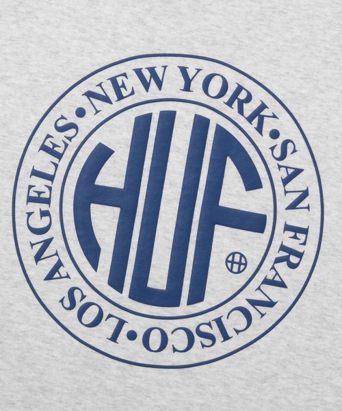 HUF（ハフ）の「REGIONAL PUFF HOODIE / HUF フード パーカー（パーカー・メンズ・アッシュグレー/ブラック/パープル/オフホワイト・SMALL/X-LARGE/LARGE/MEDIUM/XX-LARGE）」の12枚目の写真