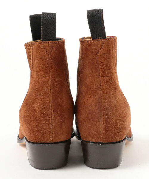 CHAMULA（チャムラ）の「CHAMULA / Botin Vaquero（ブーツ・メンズ・ライトブラウン/ブラック・26.5cm/27.0cm/27.5cm/28.0cm）」の3枚目の写真