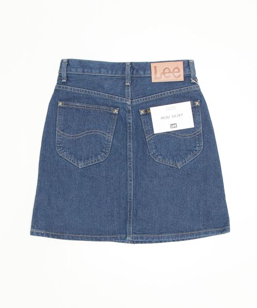 Lee(リー)の「Lee/リー ライトウェイトデニム ミニスカート(スカート・レディース・ブラック系/インディゴブルー/ライトインディゴブルー・SMALL/MEDIUM/X-SMALL)」の1枚目の写真
