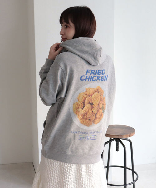 FREDY&GLOSTER（フレディアンドグロスター）の「【ネネチキン×FG】コラボパーカー（スウェット・レディース・ホワイト系その他4/ホワイト系その他5/ブラック系その他3/ブラック系その他4・FREE）」の13枚目の写真