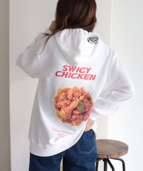 FREDY&GLOSTER（フレディアンドグロスター）の「【ネネチキン×FG】コラボパーカー（スウェット・レディース・ホワイト系その他4/ホワイト系その他5/ブラック系その他3/ブラック系その他4・FREE）」の15枚目の写真