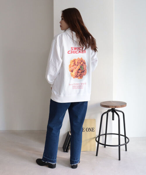 FREDY&GLOSTER（フレディアンドグロスター）の「【ネネチキン×FG】コラボパーカー（スウェット・レディース・ホワイト系その他4/ホワイト系その他5/ブラック系その他3/ブラック系その他4・FREE）」の21枚目の写真